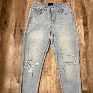 Buckle Black Ripped Jeans